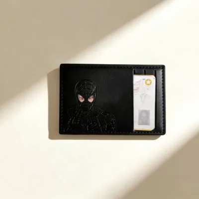 Hot Selling Card Bag Men's Short Style European and American Youth Men's Horizontal Wallet Trend Card Sleeve Thin PU Bag