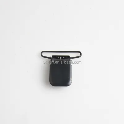 Wholesale Manufacture Black Suspender Clips Fashionable Buckle, Bed Sheet Clips for Easy Sewing, Practical Sewing Accessories