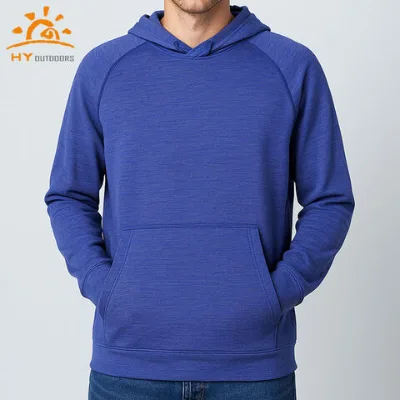 High Quality Unisex Men's Merino Wool Hoodie, Breathable, Skin Friendly and Anti-wrinkle, Suitable for Outdoor Sports