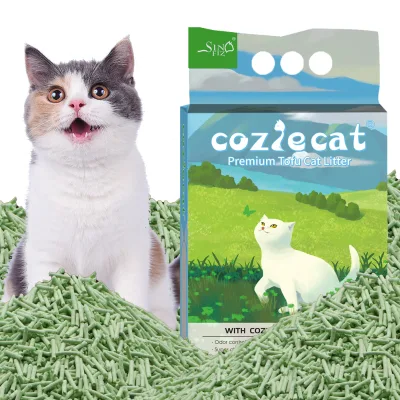 Apple Aroma 6L2.5KG Low Dust Flushable Rapid Clumping Biodegradable Plant Based Unscented Option Pets Tofu Cat Litter