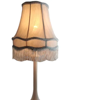 Classic Cotton Shade with Tassel for the Table Lamp