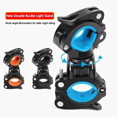 New Bicycle Lights Bracket Bike Lamp Holder LED Headlight Stand 360 Degree Rotatable MTB Road Bike Flashlight Mount Holder