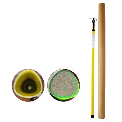 fiberglass insulation Rod Telescopic Triangle Hot Stick  Electric Telescopic Pole