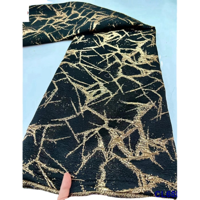RTS Chowleedee Damask Golden Jacquard High Quality Popular Brocade Fabric