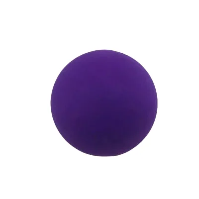 Solid Customized Design Logo Silicone Fitness Yoga Exercise Chiropractic Therapy Self Massage Ball