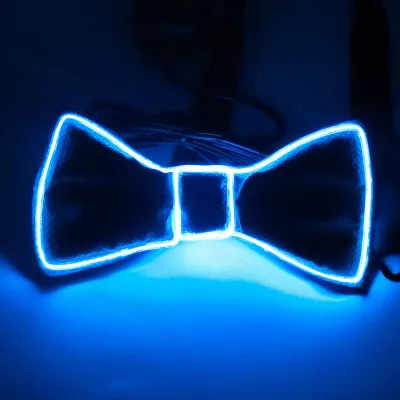 LED Light-Up Luminous Bow Tie for Wedding Christmas Carnival Party Prom Dress Performance-Novel Novelty Supplies