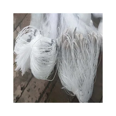 Nylon Monofilamnet Fishing Gill Nets,0.15mm 2m Depth,with Floater and Sinker Nylon Gill Net