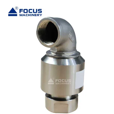 BSP NPT Threaded Connection Rotary Joint Stainless Steel Hydraulic Oil Air Water Rotary Unions for Agricultural Machinery