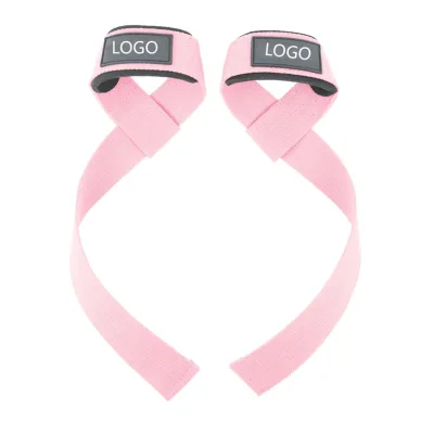 ZJ 2024 Heavy Duty Fitness Padded Cotton Neoprene Weightlifting Weight Pull Deadlift Custom Logo Lifting Gym Straps for Men