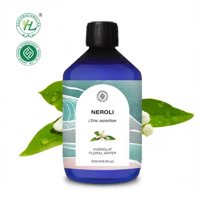 Neroli Hydrolat - Hydrosol for Face, Diffuser - 100% Pure Natural Orange Blossom Floral Water, Steam Distilled | 500mL