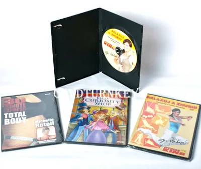 Dvd-5 Dvd-9 in Black Dvd case with Color Insert and Booklet Packaging Options Services