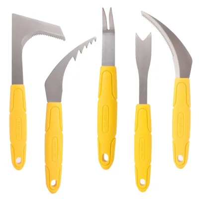 Garden Agricultural Lawn Weed Puller Transplanting Weeding Tool Portable Manual Root Remover Crack Weeder