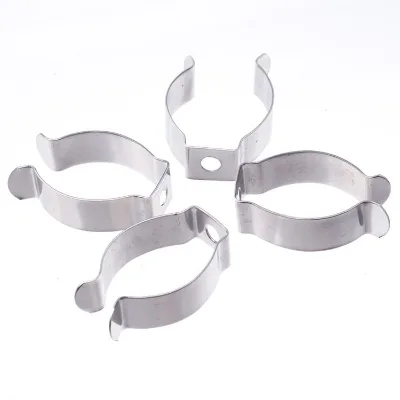LED Lamp Clamp Clip T5/T8 Zinc Plated U Shape Tube Holder Clips for Fixed LED Tube Lights