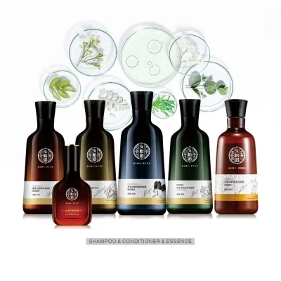 Free Sample Natural Herbal Organic Anti Dandruff Shampoo Clear Hair Anti-Itching Shampoo and Conditioner Set