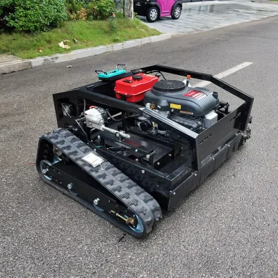 Remote Controlled Lawn Mower Parts Crawler Robot Brush Cutter Off Road Orchard Farm Garden Ce Epa 100cm Cutting Width Powerful
