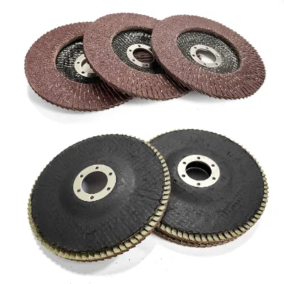 OEM Grinding Wheel Flap Disc 5 Inch Calcined Aluminium Oxide High Quality Plastic Backing Abrasive Disc Metal 10mm