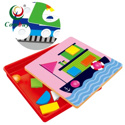 Geometry Mushrooms Nails Toy Puzzle for Kids Educational