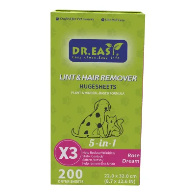 New Material Biodegradable Eco-friendly Dryer Sheets Safety Organic and Nature Formula