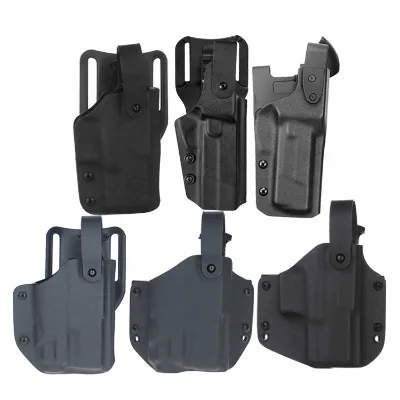 Factory Manufacture  Owb Duty Kydex Leather Quick Draw Belt Tactical Holster