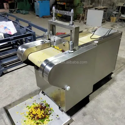 High Efficient Preserved Fruit Dicing Machine Customizable Cutting Size Dried Pineapple Diced Machine