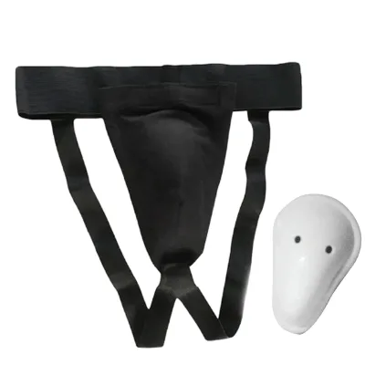 Actor PP TPR MMA Breathable Gym Use Taekwondo Boxing Groin Guard S Size for Men All Seasons