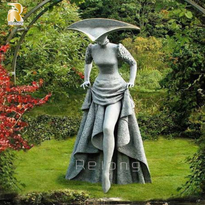 Modern Art Outdoor Abstract Sculpture Bronze Garden Figure Statues