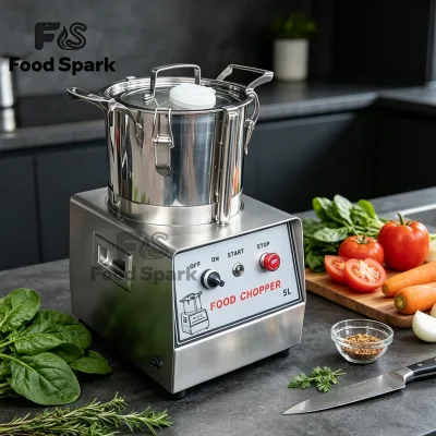 Commercial 10L Multifunctional Electric Mincing Cutter Mixer New Restaurant Home Use Automatic