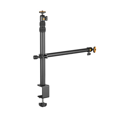 LS01&LS03 Aluminum Alloy Desktop Camera Light Stand Rotating Stand for Camera with Box Packaging