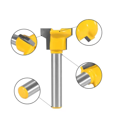 1/4" Handle Drawer Milling Cutter Precision Tool for Tenon Joints, Trimming, and Engraving
