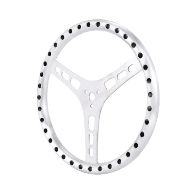 Racing Car Go Kart Lightweight 13" Aluminum Flat Steering Wheel
