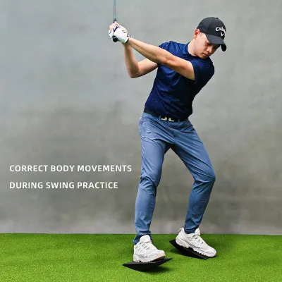Gravity Plate Posture Correction Swing Stick Golf Swing Trainer and Practice Aids Essential Golf Supplies for Putting Training