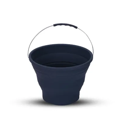 Foldable Collapsible Kid Ice Folding 5 Liters Water Sand Beach Silicone Bucket