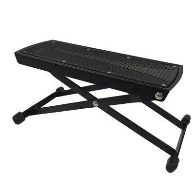 Guitar Pedal Thickened 6-speed Adjustable Guitar Pedal Stool Folding Folk Guitar Performance Footrest Pedal
