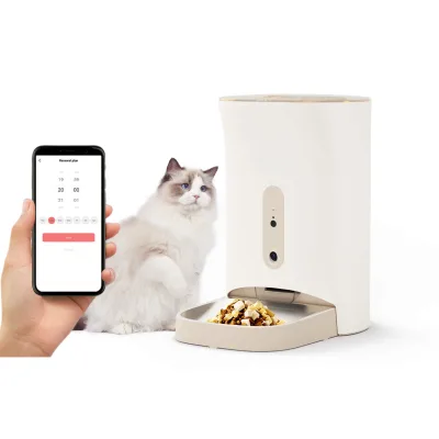 4.5L Pet Feeder with Camera Smart Feeder Automatic Feeder for Dogs and Cats Support Freeze-dried Mixed Food Pet Shop Products