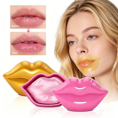 Hydrating Lip Mask with Witch Hazel & Lavender Lip Patch, Smoothing Lip Line Brightening Lip Care Mask for Daily Lip Nourishment