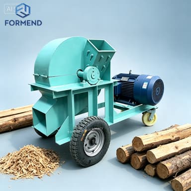 Stable Running Wood Chip Crusher for Raw Material Reprocessing Wood Sawdust Crusher Machine