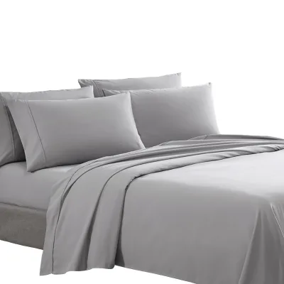 Bed Sheets Luxury Bedding Polyester Bedsheet 100% Fitted Flat Fabric Recycle Bed Sheet Set