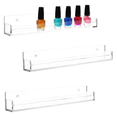 Tabletop Essential Oils Shelf Holder Clear Makeup Rack Nail Polish Display Stand Acrylic Nail Polish Bottle Holder For Hot Sale