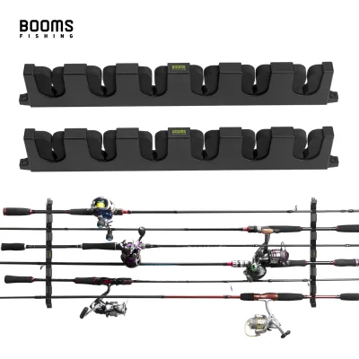 WV5 Horizontal Organizer 6 Rods Reel Combos Ceilings Plastic EVA Foam Fishing Rod Pole Racks Stand Holder for Garage