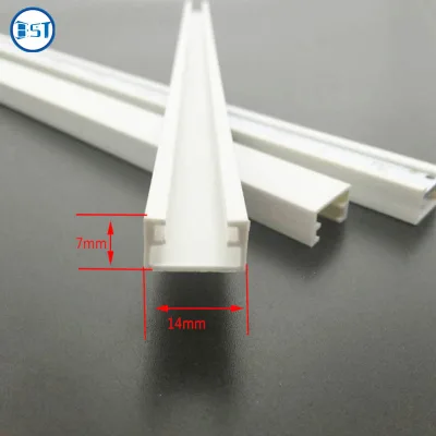Custom Pvc Extruded LED Lamp Profile U and C Type Channel Led Plastic Extrusion Upvc Profile