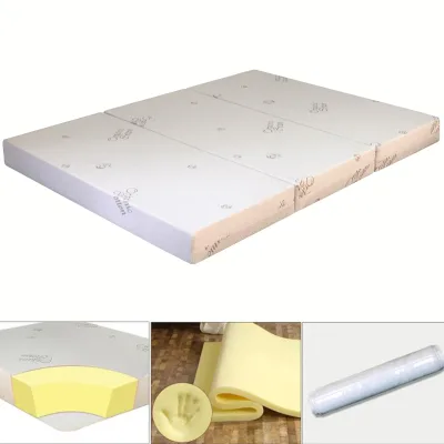 15cm /6inch Cheap Portable and Tri-fold Single Bed Foam Mattress Vacuum Compressed extra Firm Cotton Foam Mattress Quality Value