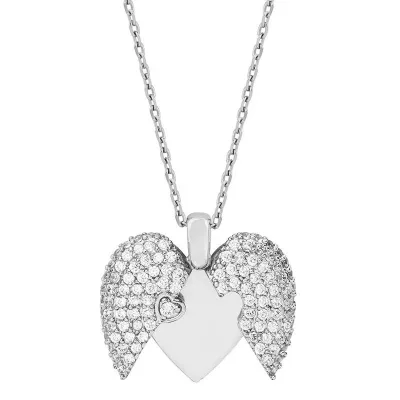 Custom Personalized Openable Heart Necklace Valentine's Day Gifts Women Open Heart Pendant Necklace