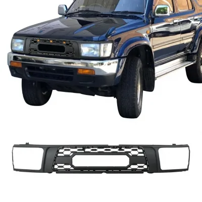 Front Bumper Grille Car Grills Front Grille With LED Lights for 4Runner 1992 -1995 Auto Exterior Accessories replacement part
