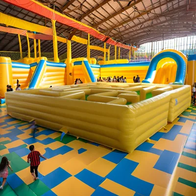 Outdoor Inflatable Maze Ball Pits for Home or School Indoor Amusement Park for Sale