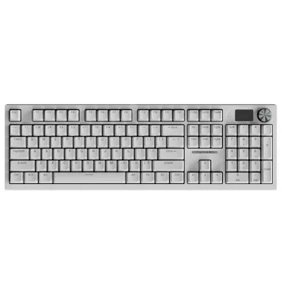 LANGTU LT104 RGB Mechanical Keyboard Three Mode Wireless Office Gaming Fullkeys Hot Swap Keyboard Wired With Knob&Display