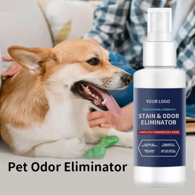 Pet Stain & Odor Eliminator Spray Deodorizer Carpet Urine Stain Remover Strong Pet Odor Eliminator for Cats and Dog