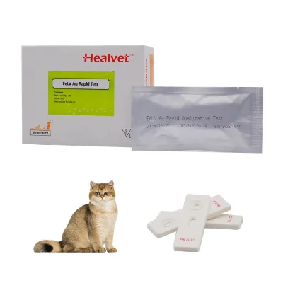 Veterinary Diagnosis cat Pet Weight Loss, Anorexia, Depression Feline FeLV Ag Rapid test Kit