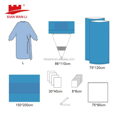 Disposable Sterile Delivery Pack Maternity Birthing Pack for Hospital Labor Delivery