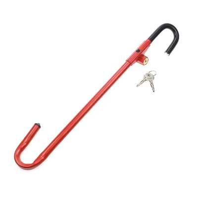 Heavy Duty Automotive Safety Tool Universal Retractable Vehicle Car Anti Theft Security Steering Wheel Lock