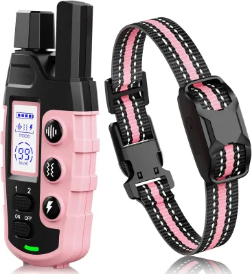Factory Custom Dog Training Collar with Remote Control One to Two Dog Stop Bark Shockproof Anti-Bark Training Tool